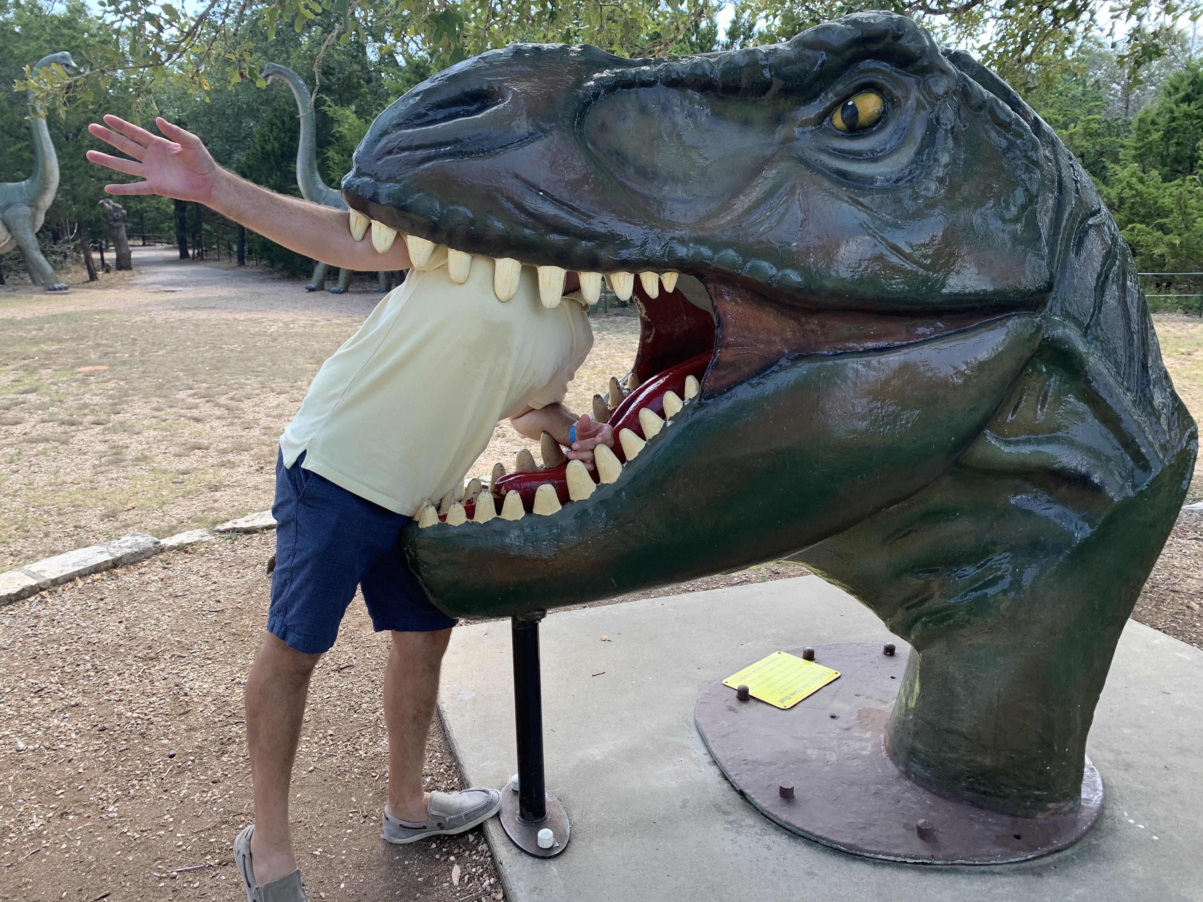 The Dinosaur Park in austin, TX